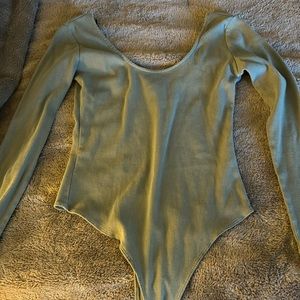 Forever 21 green bodysuit